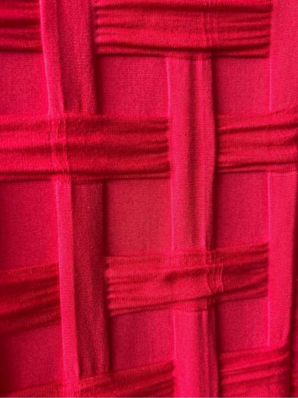 Heydari Red Textured Open Cardigan - Picture 4 of 5